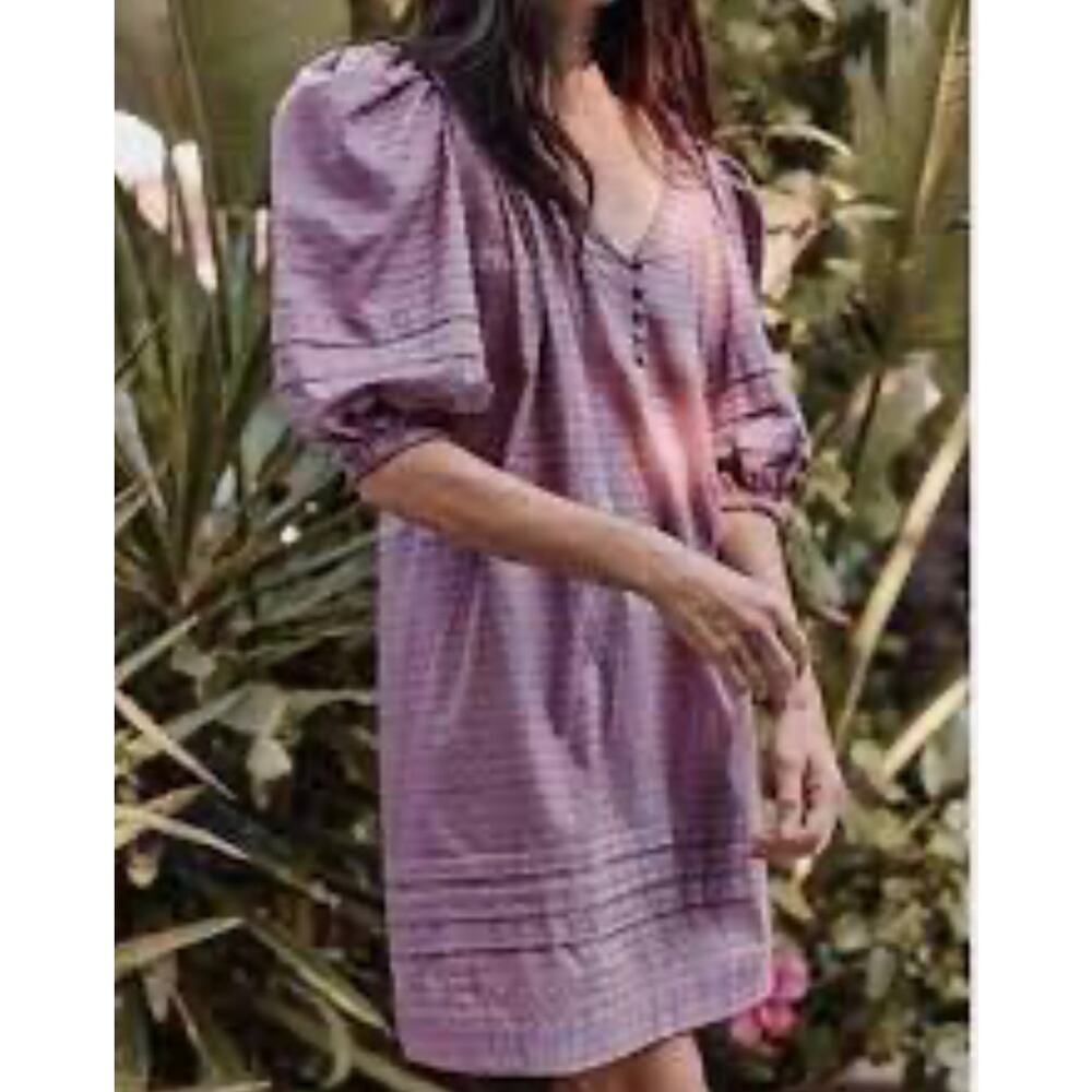 Summersalt Cotton PintuckDress Size M Boho Cottage Whimsy Fairy Romantic NWT